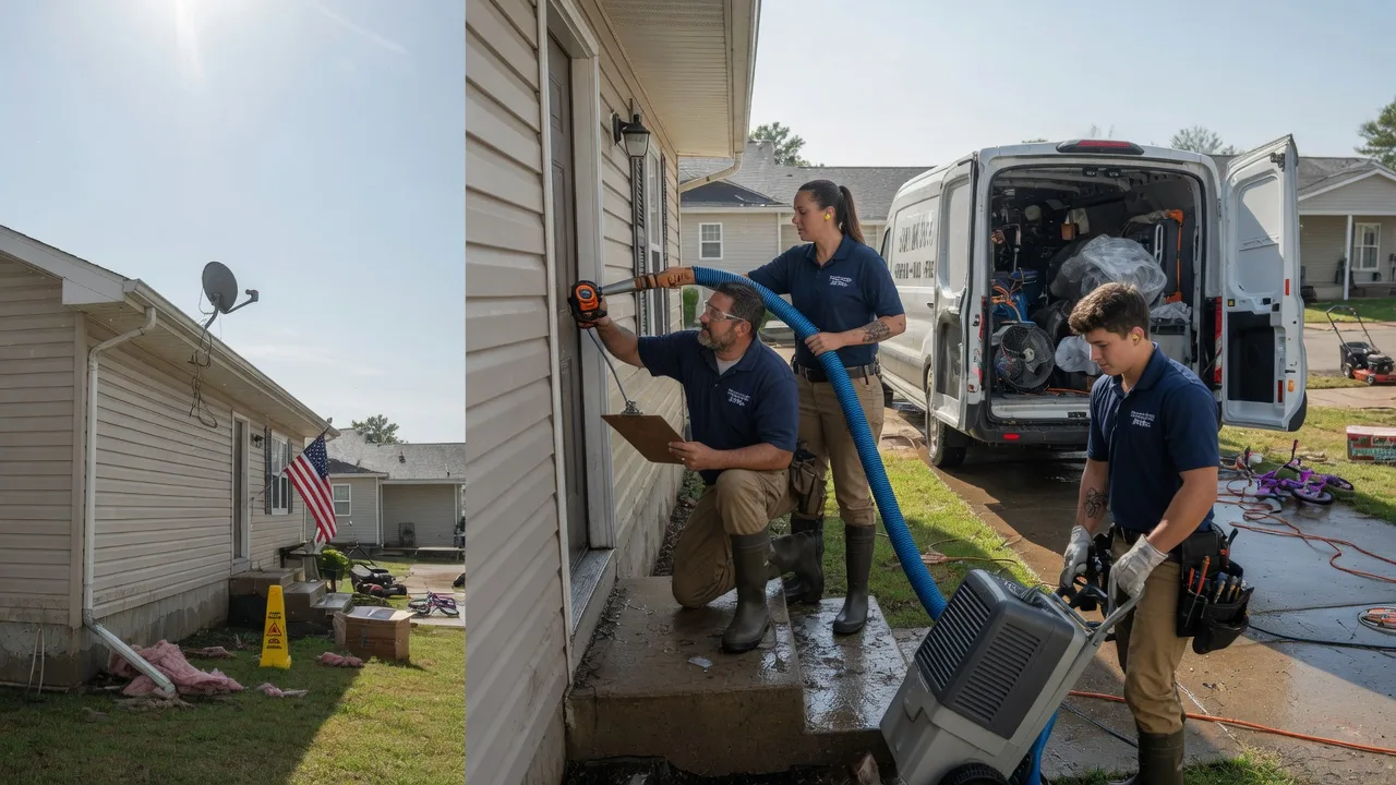 Ceiling Water Damage Restoration in Canton, MO near me
